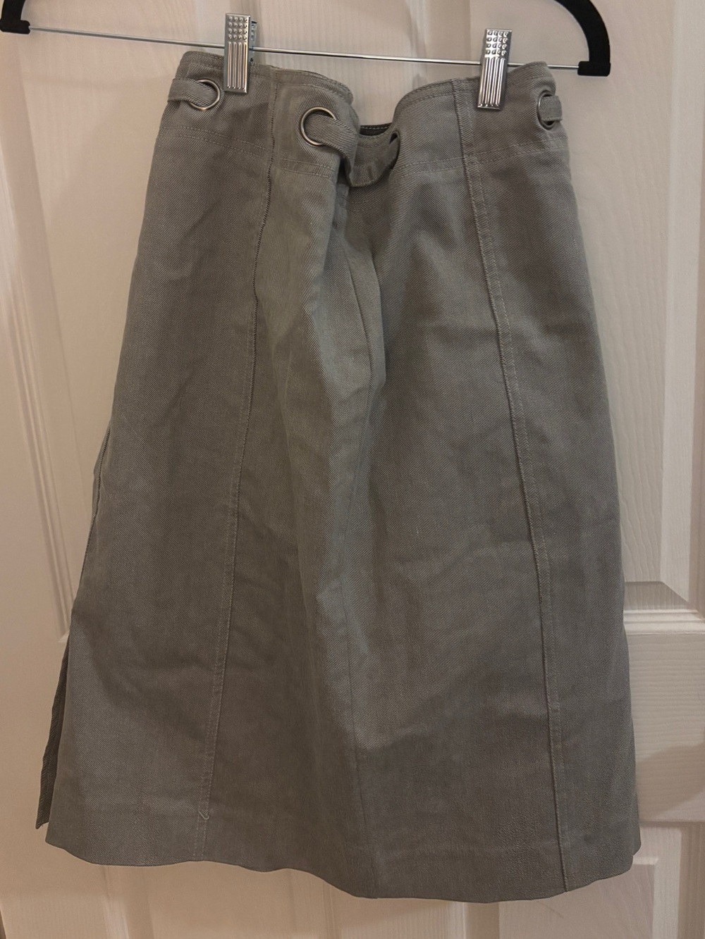 Isaac Mizrahi for Target Grommet Paper Bag Skirt with drawstring tie in the back
